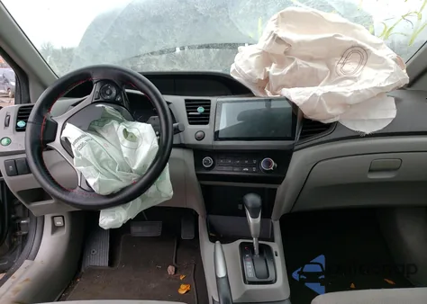 2012 Honda Civic Lx z USA, uszkodzony, nr VIN 2HGFB2F54CH610617